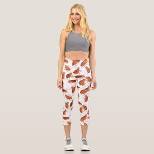 funny roaches insect cockroach bug capri leggings