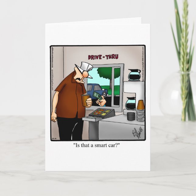 Funny Road Trip Bon Voyage Card (Front)