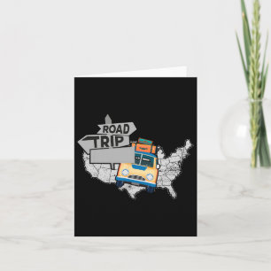 Funny Road Trip For Family Road Trip 2025 Shirt Fu Card
