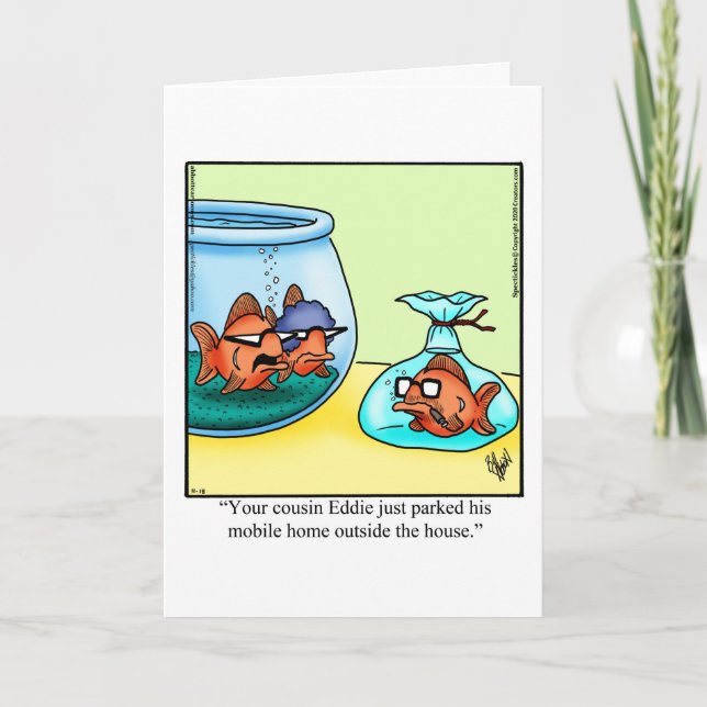 Funny Road Trip Humor Greeting Card (Front)