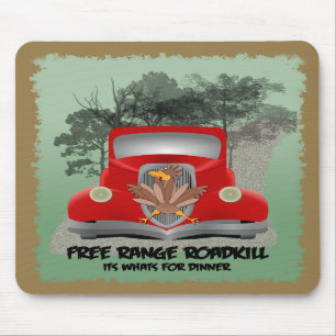 Funny Roadkill Mousepad
