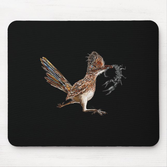 Funny Roadrunner Scorpion Road Runner Bird Hunter  Mouse Mat (Front)