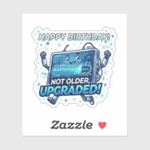 Funny Robot Birthday Upgrade