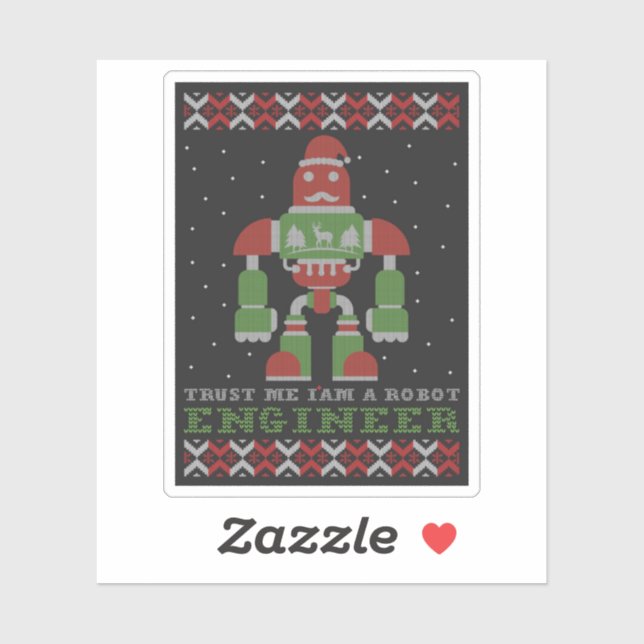 Funny Robot Christmas (Sheet)