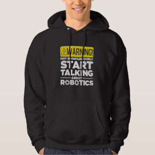 Funny Robotics For Men Women Robotics Engineer Rob Hoodie