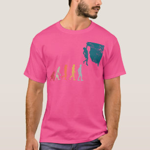 Funny Rock Climber Bouldering Evolution Gift Climb T-Shirt