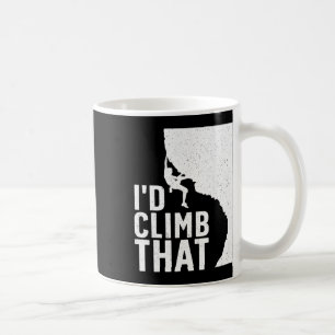 Funny Rock Climbing Art For Men Women Alpinism Roc Coffee Mug