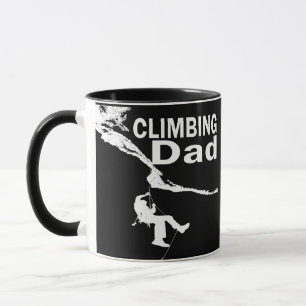 Funny Rock Climbing Dad Mug