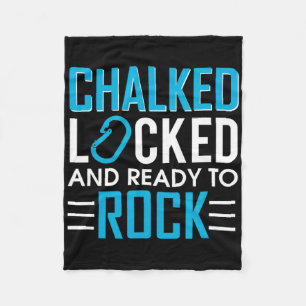Funny Rock Climbing For All Fleece Blanket
