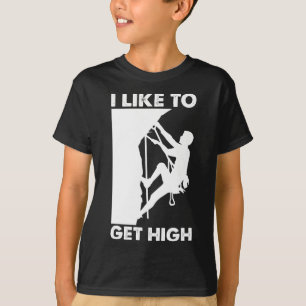 Funny Rock Climbing For Men Women Mountain Indoor T-Shirt