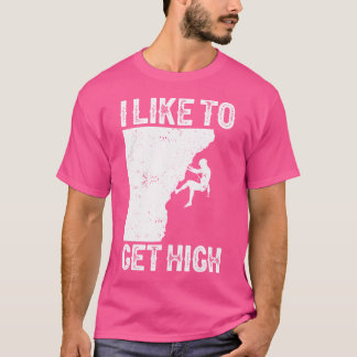 Funny Rock Climbing For Men Women Mountain Indoor  T-Shirt