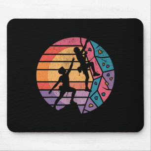 Funny Rock Climbing Free Mountain Climb Climber Mouse Mat
