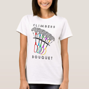 Funny Rock Climbing Romantic Design T-Shirt