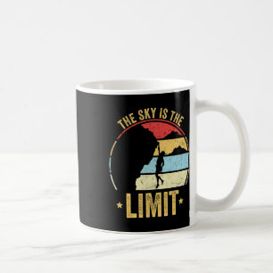 Funny Rock Climbing Vintage Climber The Sky Is The Coffee Mug