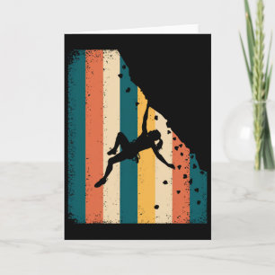 Funny Rock Climbing Women Girls Climb Climber Boul Card