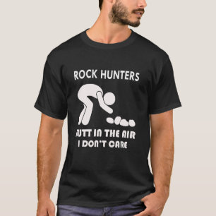 Funny Rock Hunters Butt In The Air Don' t Care Gif T-Shirt