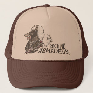 Funny Rock Me Armadeus Gear Trucker Hat