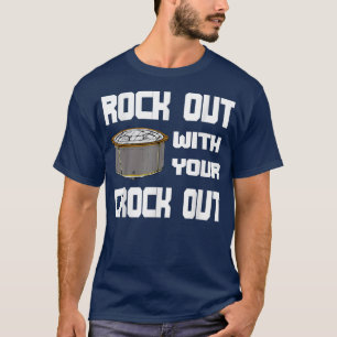 Funny Rock Out With Your Crock Out Slow Cooking  T-Shirt