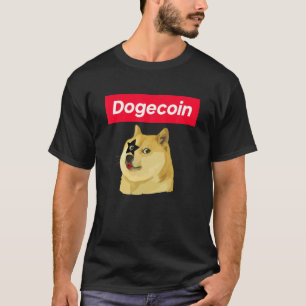 Funny Rock Rockin Dog - Hodl Dogecoin T-Shirt