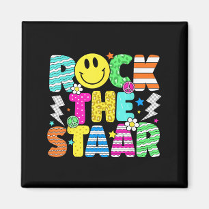 Funny Rock The Staar Testing Day Teacher Kids Moti Magnet