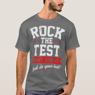 Funny Rock The Test Retro Vintage Testing Day Teac T-Shirt