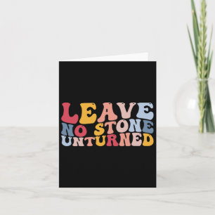 Funny Rockhounding Geology Geologist Leave No Ston Card