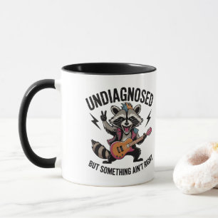 Funny Rocking Racoon Mug