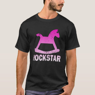 Funny Rockstar Rocking Horse Pullover Hoodie