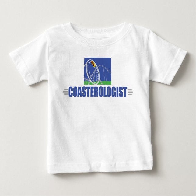 Funny Roller Coaster Baby T-Shirt (Front)