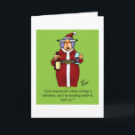 Funny Romantic Christmas Card for Him Spectickles<br><div class="desc">Merry Christmas!
 Enjoy spreading the laughter with this hilarious romantic  Christmas humour  greeting card by artist Bill Abbott; send some laughs along with your best wishes this holiday season. Bill Abbott's cartoon "Spectickles" the internationally syndicated comic has also appeared in Hallmark U.K.,  Reader's Digest and other fine magazines!</div>