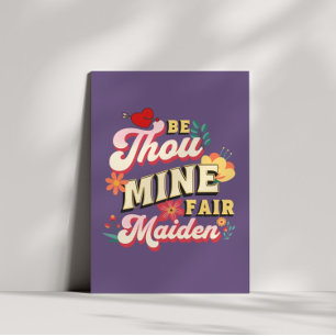 Funny romantic customised Valentines card for her