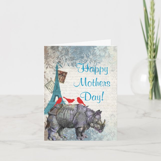 Funny romantic  mothers day card (Front)