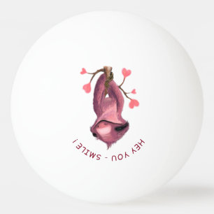 Funny Romantic Sloth Smile Ping Pong Ball