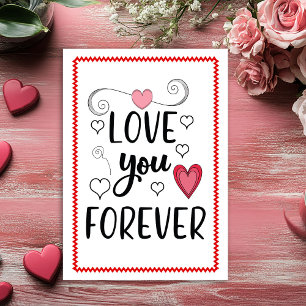 Funny Romantic Valentine Card for Husband Sketch