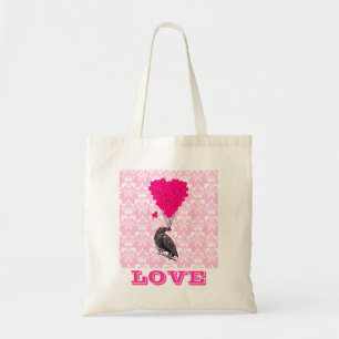 Funny romantic valentines love tote bag