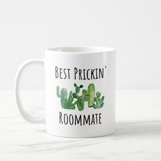 Funny Roommate Roomie Gift Idea Mug Coffee Cup (Left)