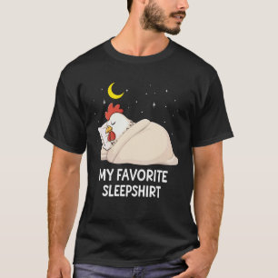 Funny Rooster Favourite Sleepshirt Pajama Zoo Boys T-Shirt
