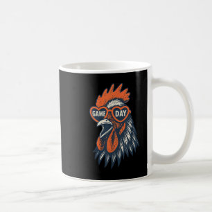 Funny Rooster Game Day Sport Fans Gift For Men Wom Coffee Mug