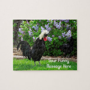 Funny Rooster Jigsaw Puzzle