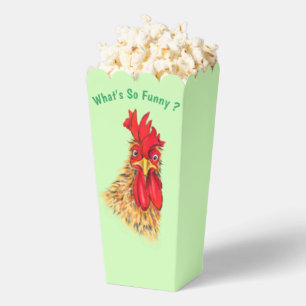 Funny Rooster Popcorn Boxes