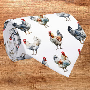 Funny Rooster Tie