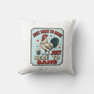 Funny Rooster Vintage Engraving Shirt Design (2)_1 Cushion