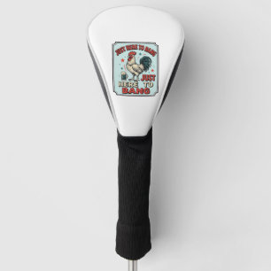 Funny Rooster Vintage Engraving Shirt Design (2)_1 Golf Head Cover