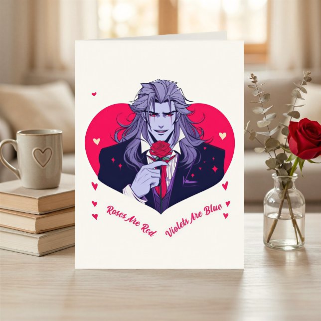 Funny Roses Are Red Valentines Card for Crush (Creator Uploaded)