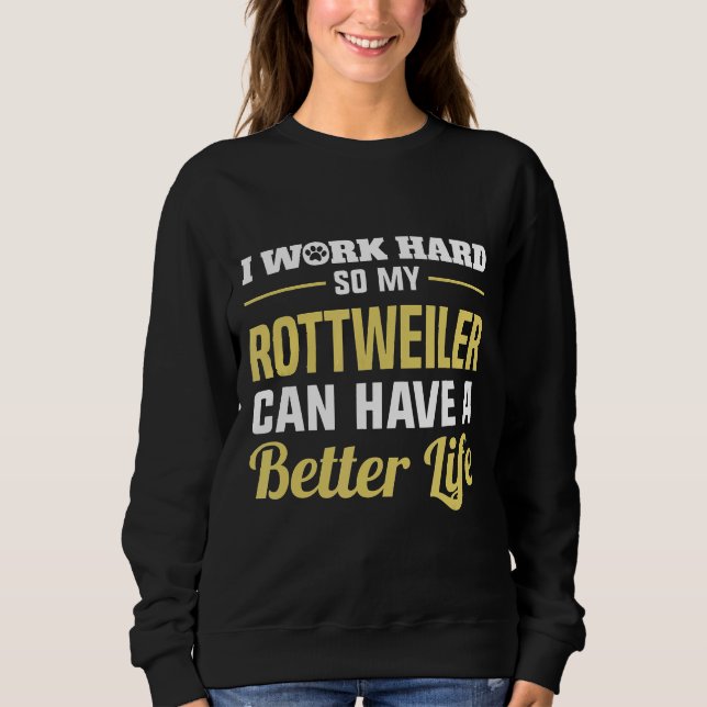 Funny Rottie Rottweiler Dog Shirt (Front)