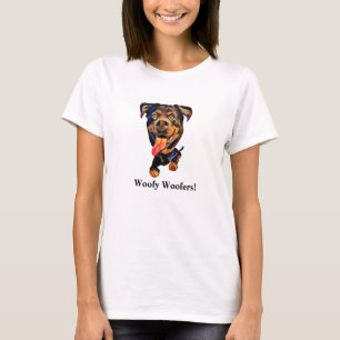 Funny Rottweiler Dog Women's T-Shirt