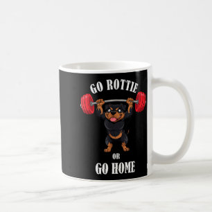 Funny Rottweiler Workout Shirt Rottie Fitness Gym Coffee Mug