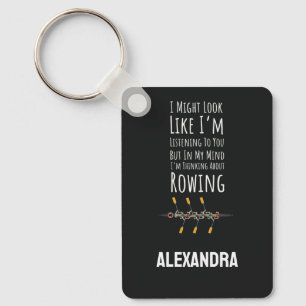 Funny Rower Rowing Crew Sports Boat Lake Team Key Ring