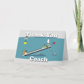 funny rowing card thank you coach