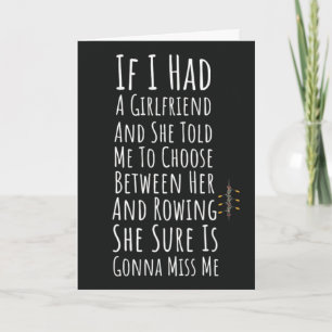Funny Rowing Cards Humour Sports Rower Crew